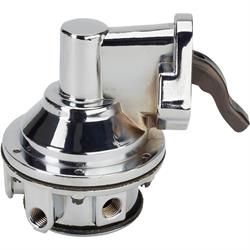 Small Block Chevy 80 GPH Mech Pump/Supply Kit,4150 Log,6AN,Chrome