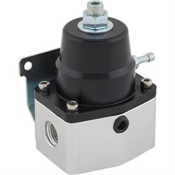 40-75 PSI Billet Aluminum Fuel Pressure Bypass Regulator, Black