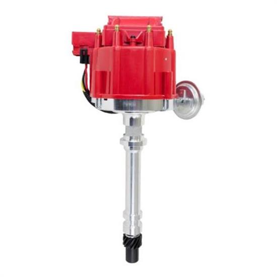 HEI Distributor, SBC Small Block Chevy, Red