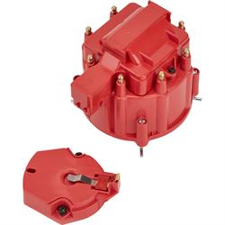 HEI Distributor, SBC Small Block Chevy, Red