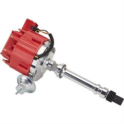 HEI Distributor, SBC Small Block Chevy, Red