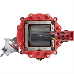 HEI Distributor, SBC Small Block Chevy, Red