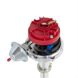 Speedway Motors Pro Series Billet Distributor, Chevy V8, Red