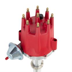 Speedway Motors Pro Series Billet Distributor, Chevy V8, Red