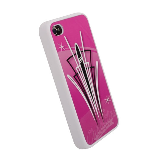 Garage Sale - Pinstriped iPhone Cover - Pink