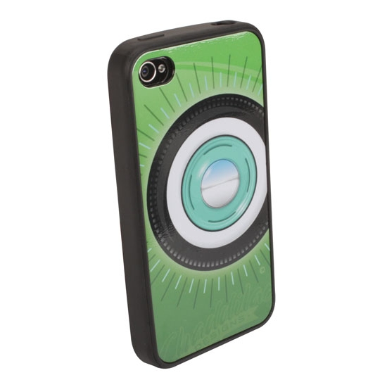 Garage Sale - Steelie & Whitewall iPhone Cover - Green