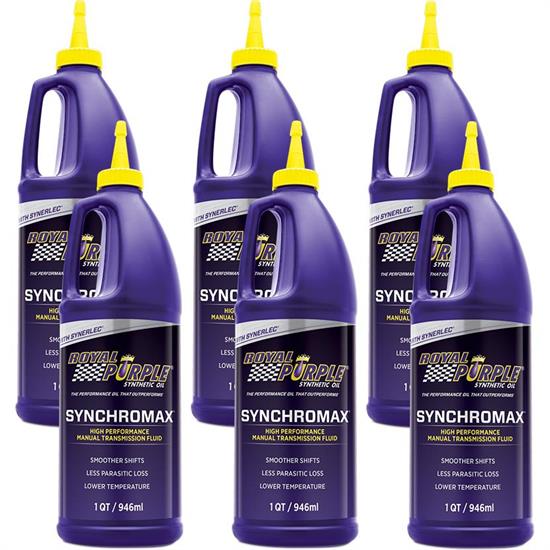 Royal Purple Synchromax Manual Transmission Fluid, 6 Quart Case