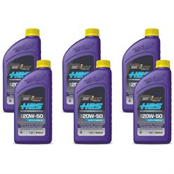 Royal Purple HPS 20W50 High Performance Engine Oil, 6 Quart Case