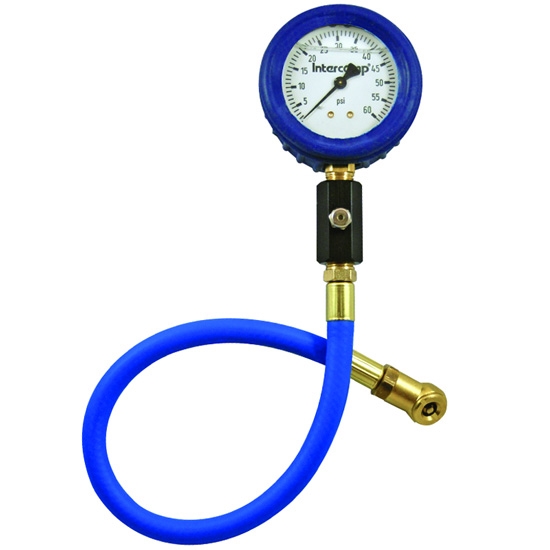 Intercomp 360067 2.5 Inch Deluxe, Liquid-Filled, 60PSI Air Pressure Gauge