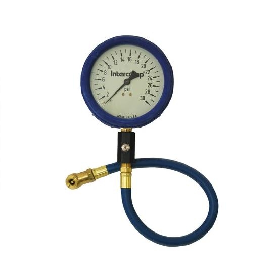Intercomp 360059 4" Glow-In-The-Dark Tire Pressure Gauge, 30 PSI