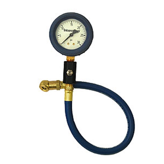 Intercomp 360069 2-1/2 In. Glow-In-The-Dark Tire Pressure Gauge-30 PSI