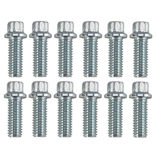 Dynatech® Header Bolt 3/8 x 1 Inch, 12 Point, 12 Pack