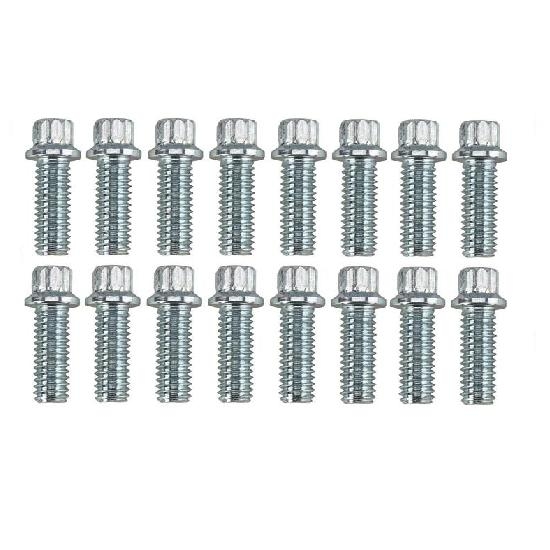Dynatech® Header Bolt 3/8 x 1 Inch, 12 Point, 16 Pack