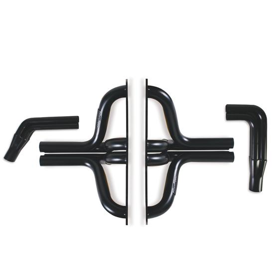 Dynatech IMCA Modified Headers, Angled Adj, 1-5/8 - 1-3/4, 3 Collector