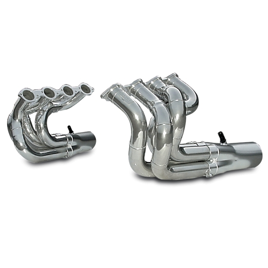 Dynatech® Big Block Chevy Strut Type Dragster Headers, Coated, 2-1/4 In