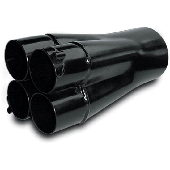 Dynatech® Plain Steel Slip-On Collector, 1-7/8 x 3-1/2 x 12 Inch