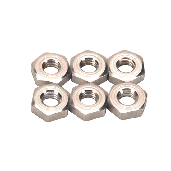 Aluminum Jam Nuts, 10-32 RH, Pack/6