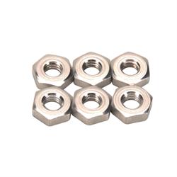 Aluminum Jam Nuts, 10-32 RH, Pack/6