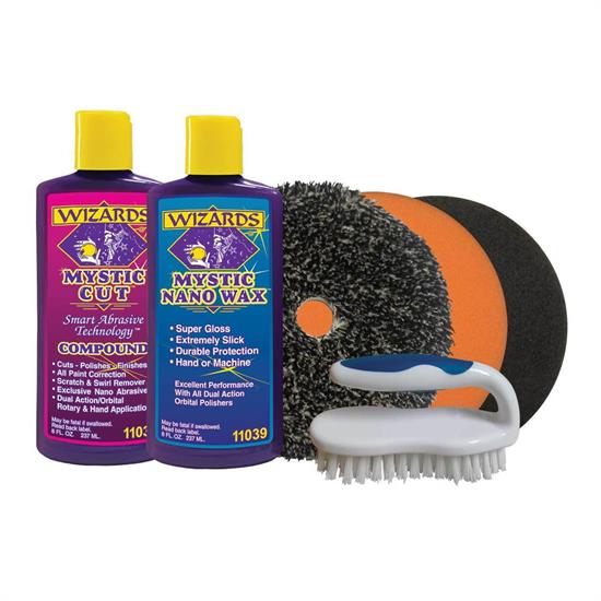 Wizards Products 99121 Scratch & Swirl Removal Kit, 6 Piece