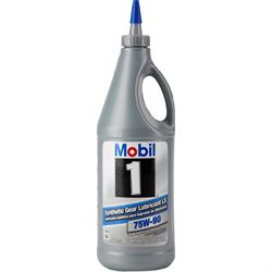 Mobil1 1043611 75W90 Full Synthetic Gear Oil Change Kit, 12-Bolt