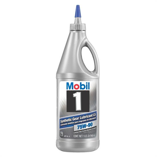 Mobil 1 Synthetic Gear Lubricant LS 75W-90, 1 Quart, Case of 12