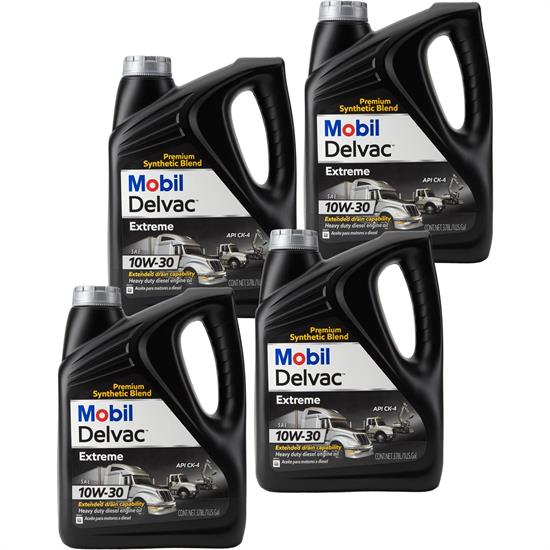 Mobil 1 122454 Delvac Extreme Diesel Engine Oil, 10W-30, 4 Gal