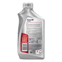 Mobil 1 Racing 4T Full Syn Motorcycle Oil 10W-40, 1 Qt, Case of 6