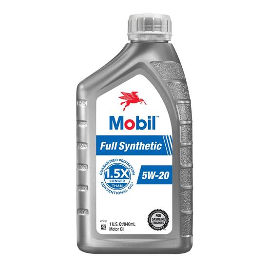 Mobil 125196 Full Synthetic 5W-20 Engine Oil, 1 Quart