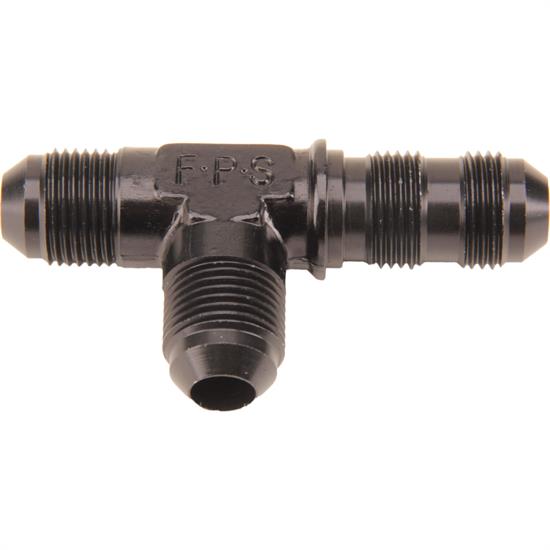 Fragola 48040BL Aluminum Tee-On-Run Fitting, -4 AN