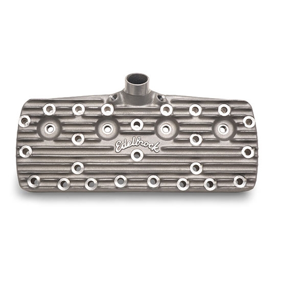 Edelbrock 1128 Ford Flathead Cylinder Heads, Block Logo, High Lift