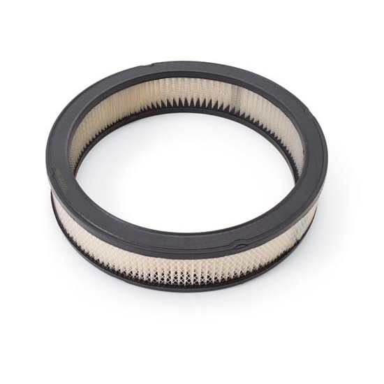 Edelbrock 1217 Air Cleaner Element Air Filter, Round, 3in. X 14in.
