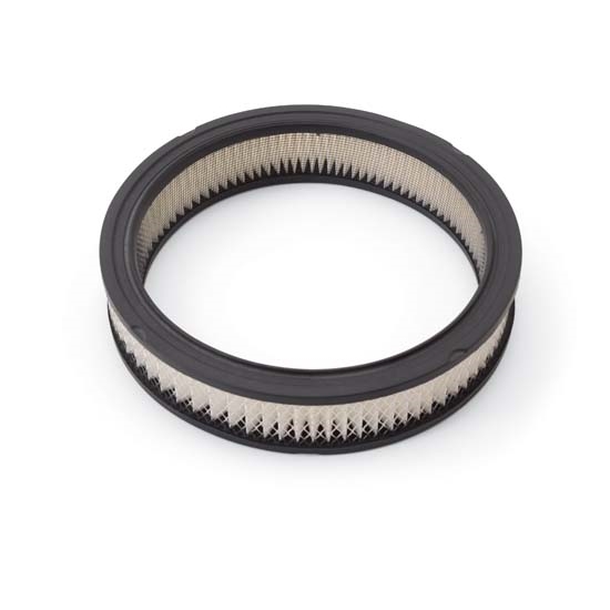 Edelbrock 1218 Air Cleaner Element Air Filter, Round, 2in. X 10in.