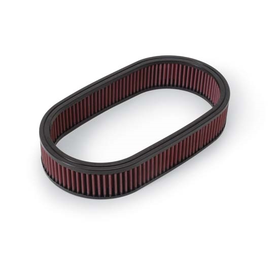 Edelbrock 1220 Air Cleaner Element Air Filter, Oval, 2.5 x 7 x 13.5in.