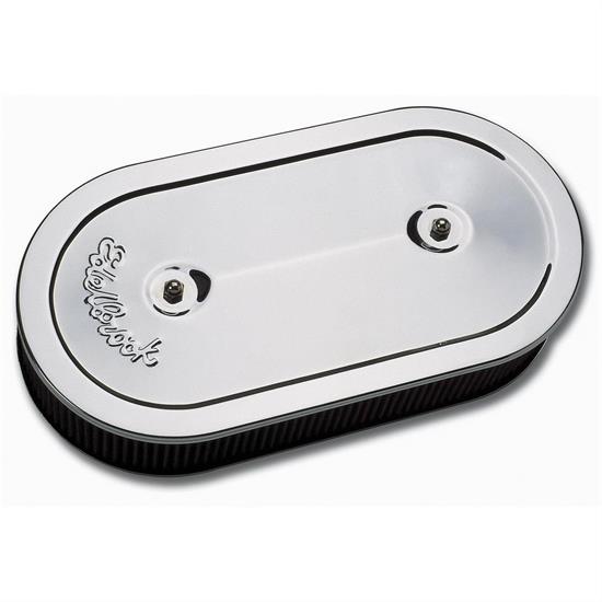 Edelbrock 1235 Dual Quad Oval Air Cleaner
