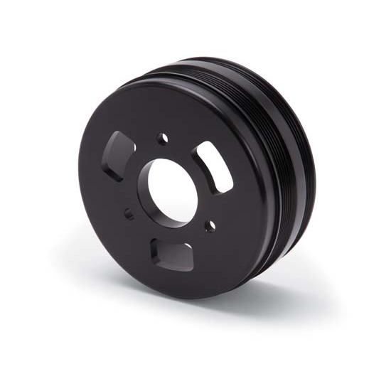 Edelbrock 15817 Crank Drive Pulley, Corvette Offset, LS Dual Quad