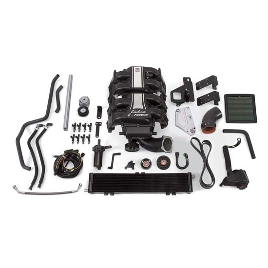 Edelbrock 15840 E-Force Supercharger Street Legal Kit, Ford 5.0L