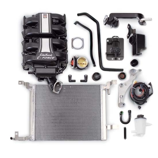 Edelbrock 1587 E-Force Ford Competition Supercharger System Kit, 4.6L