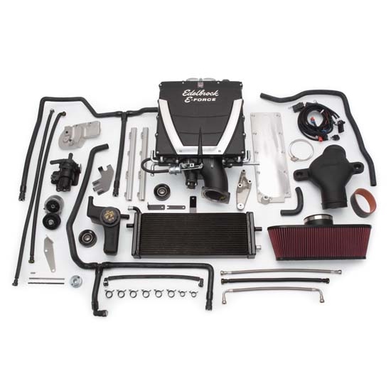 Edelbrock 1592 E-Force Chevy Competition Supercharger System Kit, 6.2L