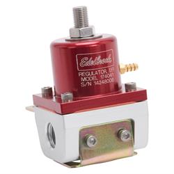 Edelbrock 174041 Fuel Pressure Regulator, Red Anodized