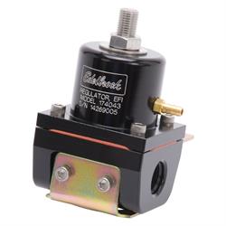 Edelbrock 174043 Fuel Pressure Regulator, Black Anodized