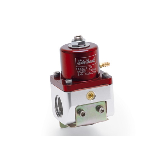 Edelbrock 174051 Fuel Pressure Regulator, Carbureted, 5-10psi., Red