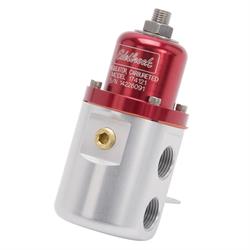 Edelbrock 174121 Fuel Pressure Regulator, Red Anodized