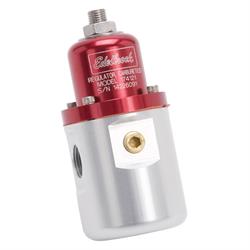 Edelbrock 174121 Fuel Pressure Regulator, Red Anodized