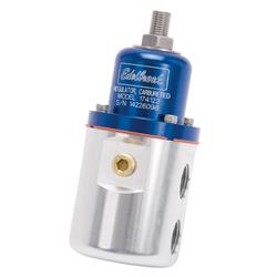 Edelbrock 174122 Fuel Pressure Regulator, Blue Anodized