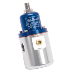 Edelbrock 174122 Fuel Pressure Regulator, Blue Anodized