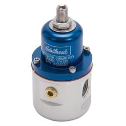 Edelbrock 174132 Fuel Pressure Regulator, Blue Anodized