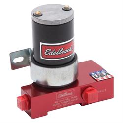 Edelbrock 182061 Quiet-Flo Electric Fuel Pump, Carbureted, 60 GPH, Red