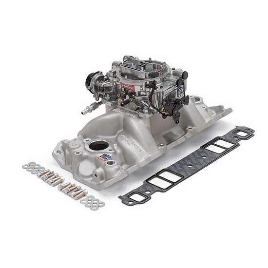 Edelbrock 2004 Performer Single-Quad Intake Manifold/Carburetor Kit