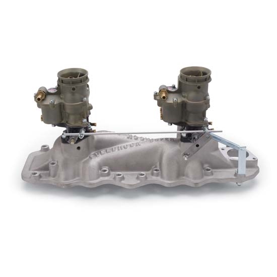 Edelbrock 2011 Vintage Intake Manifold/Carburetor Kit, Ford