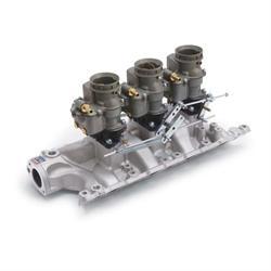 Edelbrock 2017 Vintage Intake Manifold/Carburetor Kit, Ford